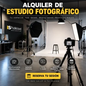 Alquiler de Estudio Fotográfico